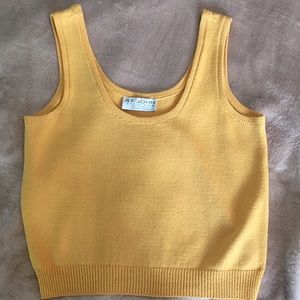 Beautiful St. John’s yellow tank top.